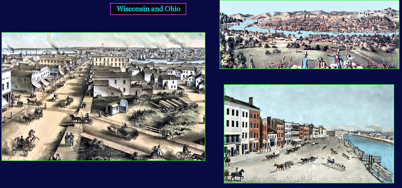 Wisconsin and Ohio, 1850